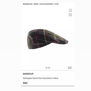Barbour Wool Gallingale Tartan Flat Cap ,(#14)